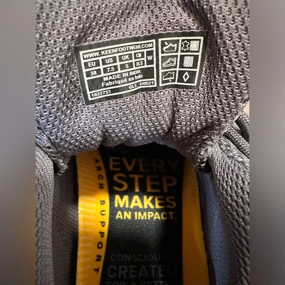 NWOB Keen Women's Steens Vent Low Height Breathable Hiking Shoes - Size 7.5 - Picture 7 of 16